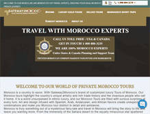 Tablet Screenshot of gateway2morocco.com